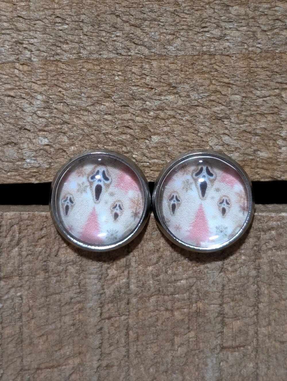💟 Ghostface Handmade Earrings